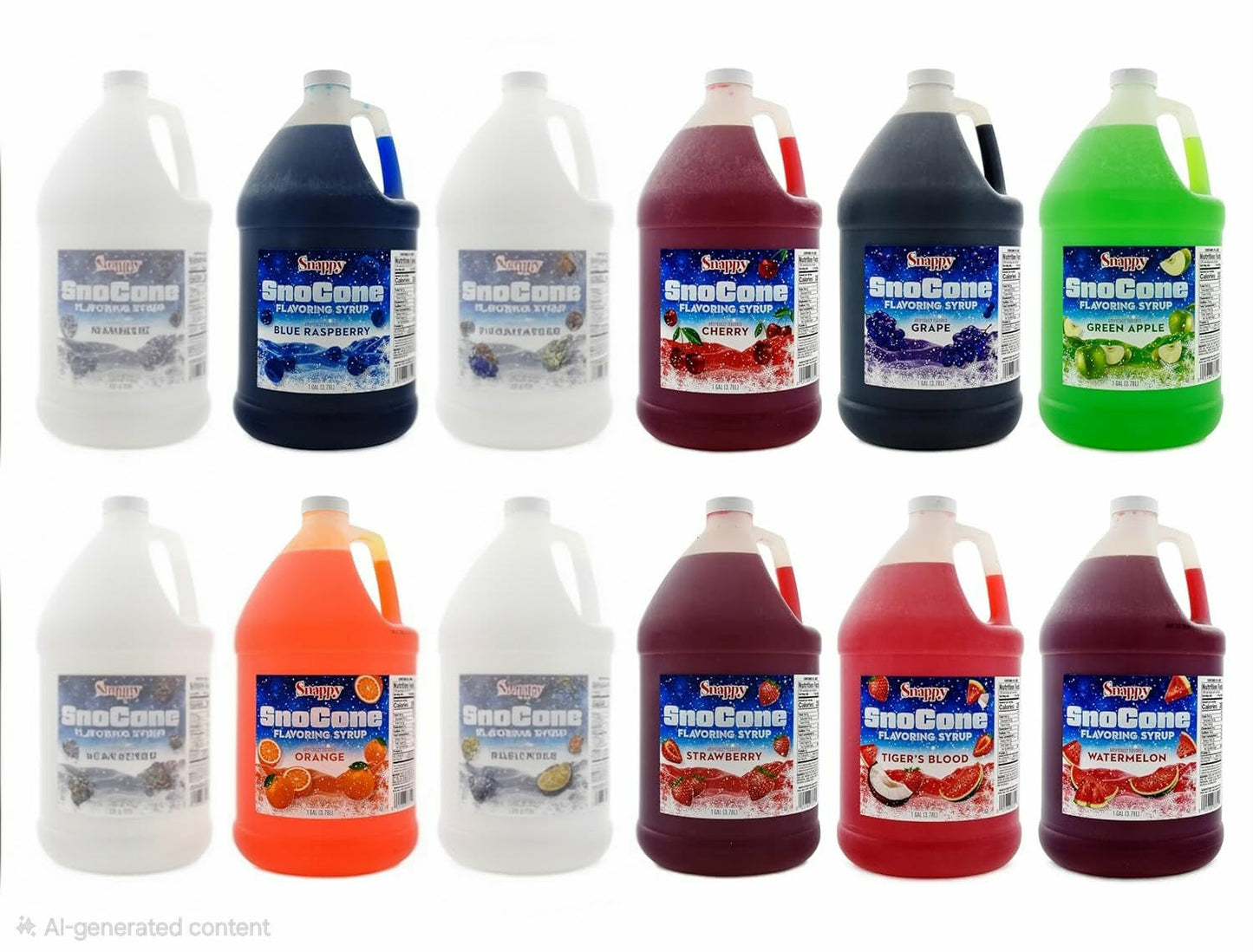 Sno Cone Syrup, 1 Gallon (128 ounces)