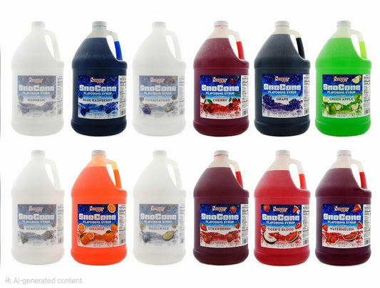 Sno Cone Syrup, 1 Gallon (128 ounces)