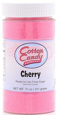 Cherry Cotton Candy Floss Sugar Jar (11oz)