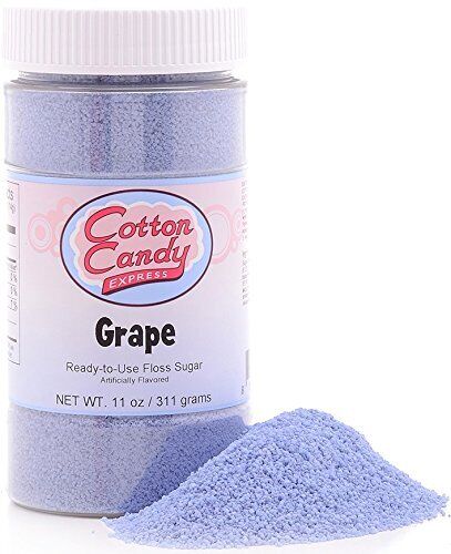 Grape Cotton Candy Floss Sugar Jar (11oz)