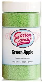 Green Apple Cotton Candy Floss Sugar Jar (11oz)